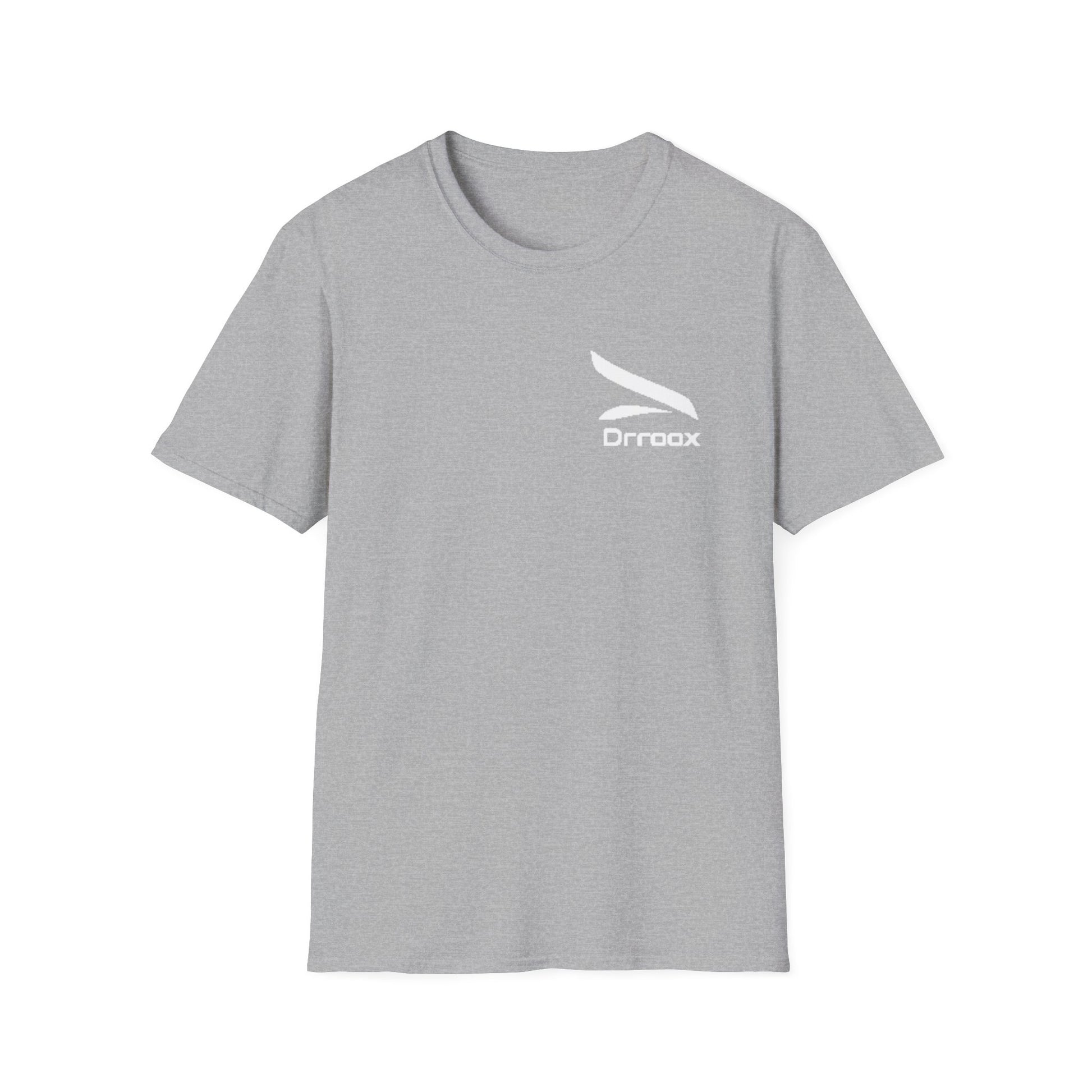 Unisex Softstyle T-Shirt with Stylish Drroax Logo | Casual Wear, Gift for Friends, Everyday Comfort, Graphic Tee, Trendy Fashion