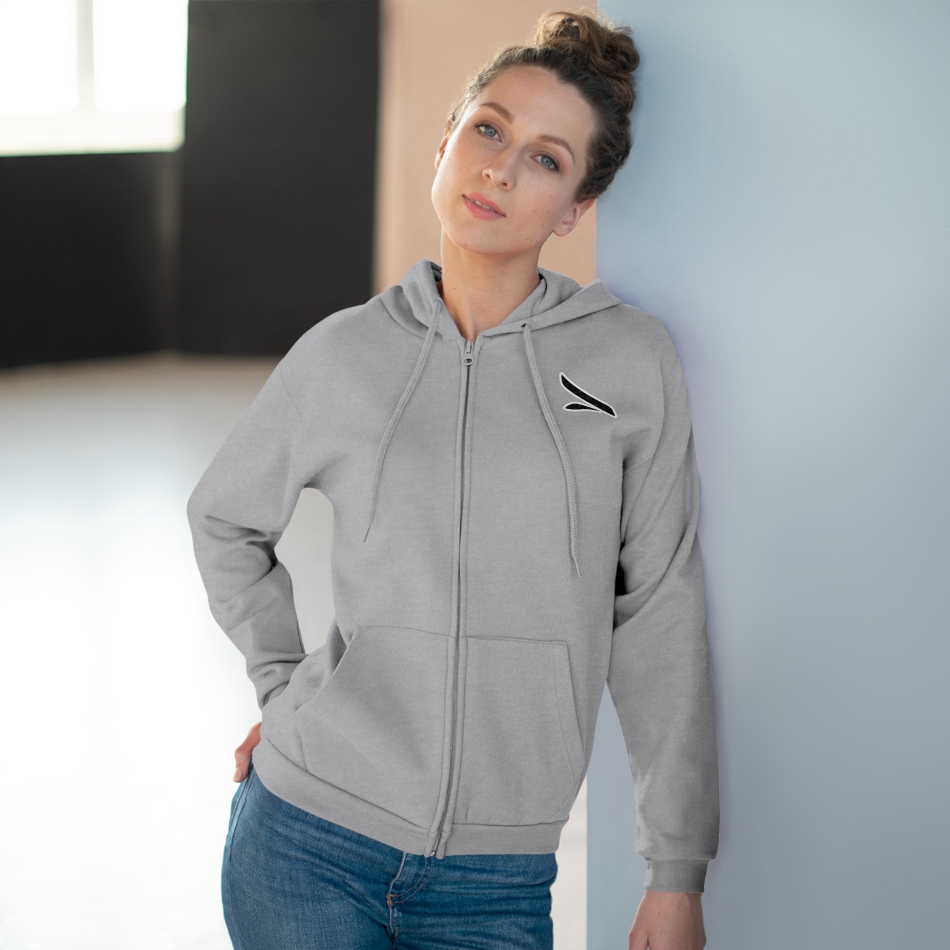 Cozy Zip-Up Hoodie for Everyday Adventures, Unisex Sweatshirt, Perfect Gift for Friends, Casual Style, Comfy Layering