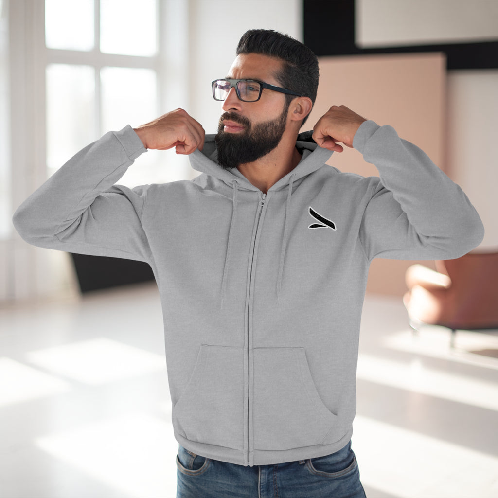 Cozy Zip-Up Hoodie for Everyday Adventures, Unisex Sweatshirt, Perfect Gift for Friends, Casual Style, Comfy Layering