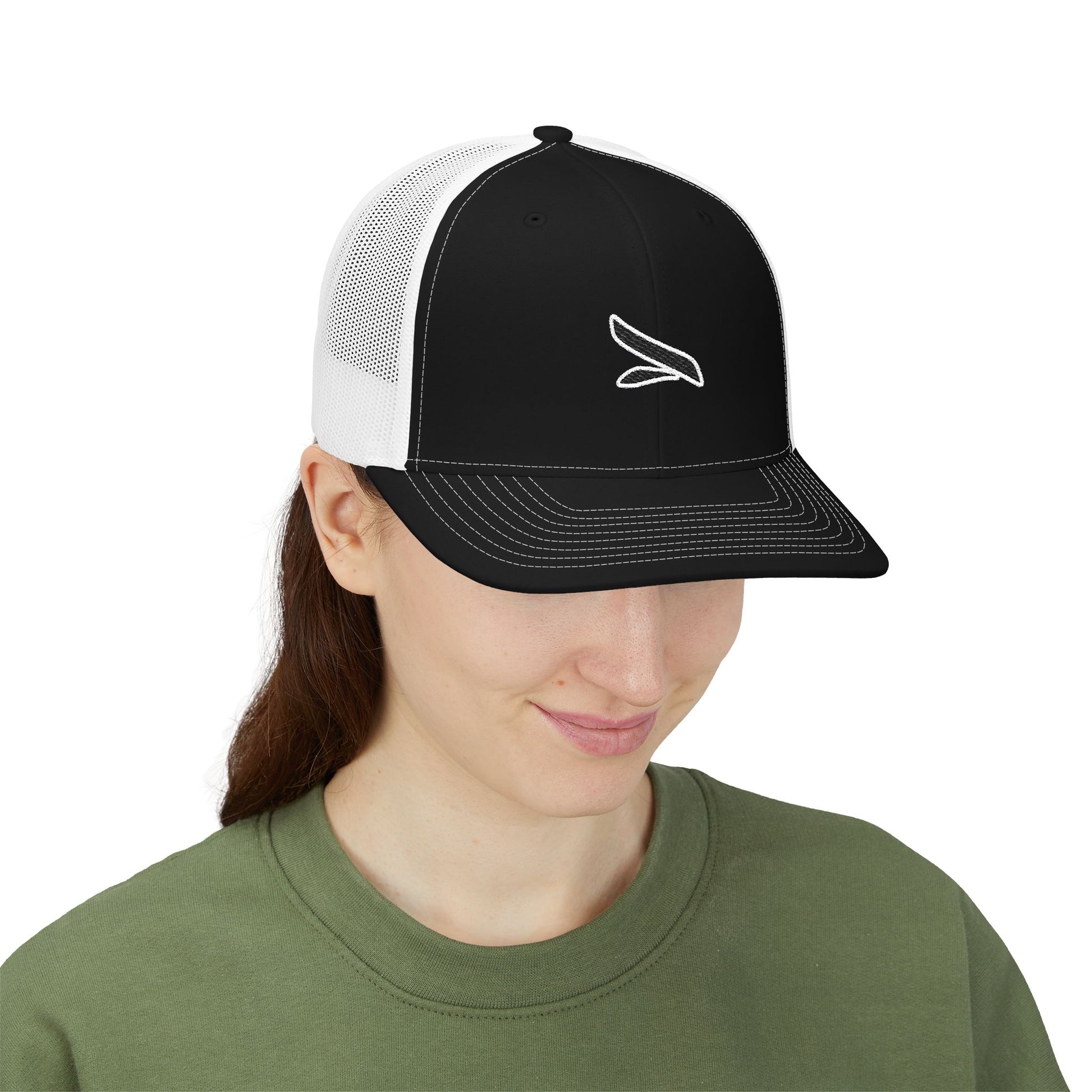 Stylish Embroidered Snapback Trucker Cap, Adjustable Hat for Men and Women, Outdoor Activities, Casual Wear, Gift for Sports Lovers