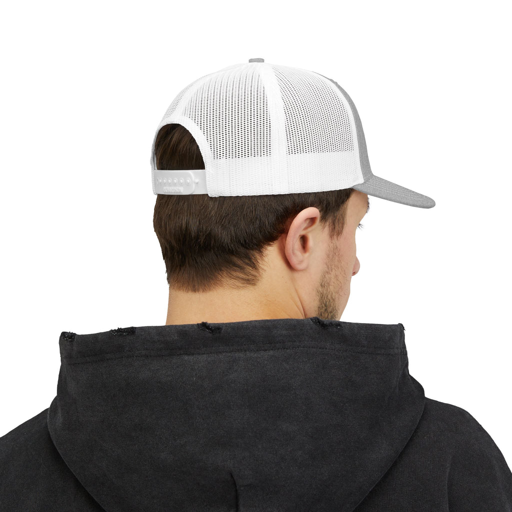 Stylish Embroidered Snapback Trucker Cap, Adjustable Hat for Men and Women, Outdoor Activities, Casual Wear, Gift for Sports Lovers