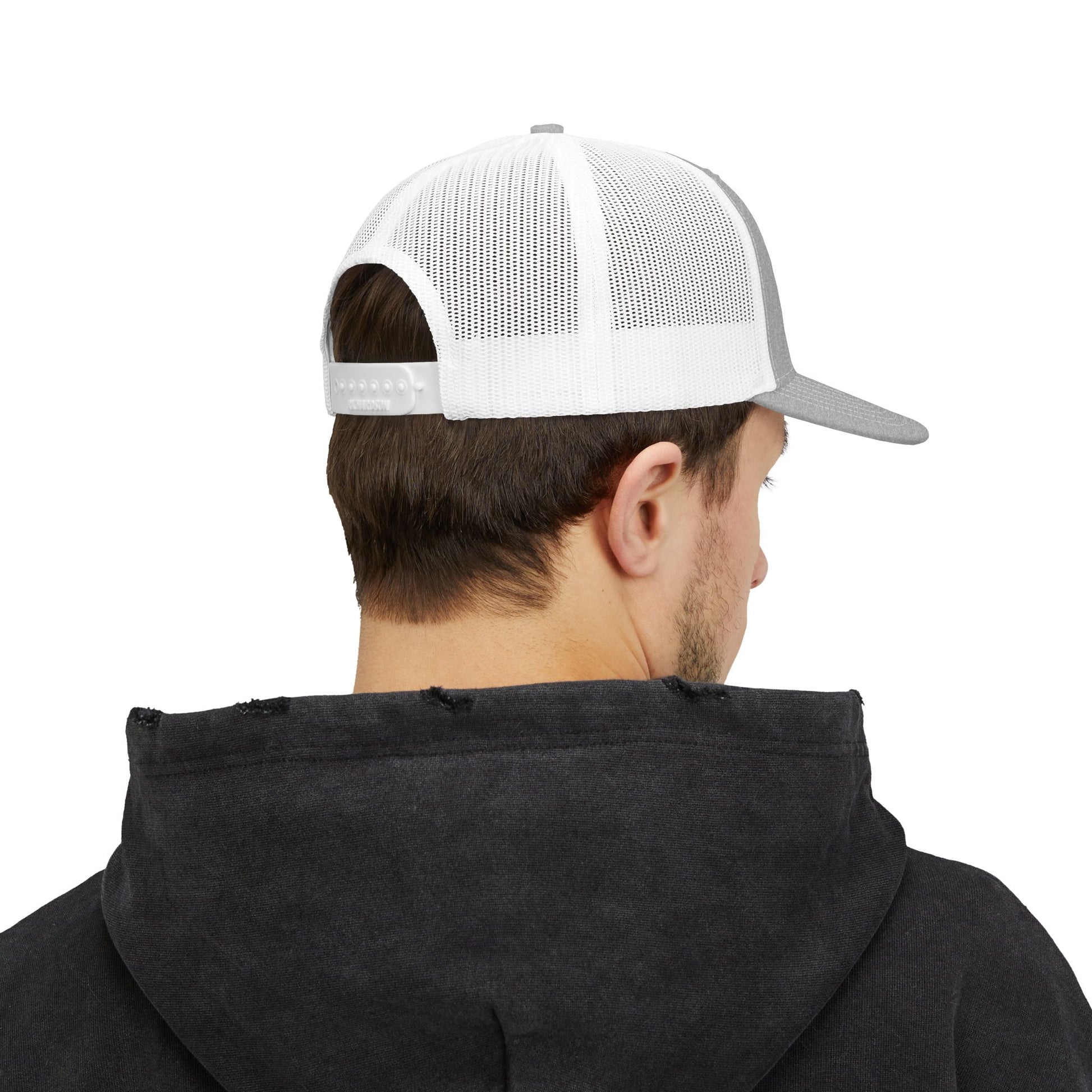 Stylish Embroidered Snapback Trucker Cap, Adjustable Hat for Men and Women, Outdoor Activities, Casual Wear, Gift for Sports Lovers