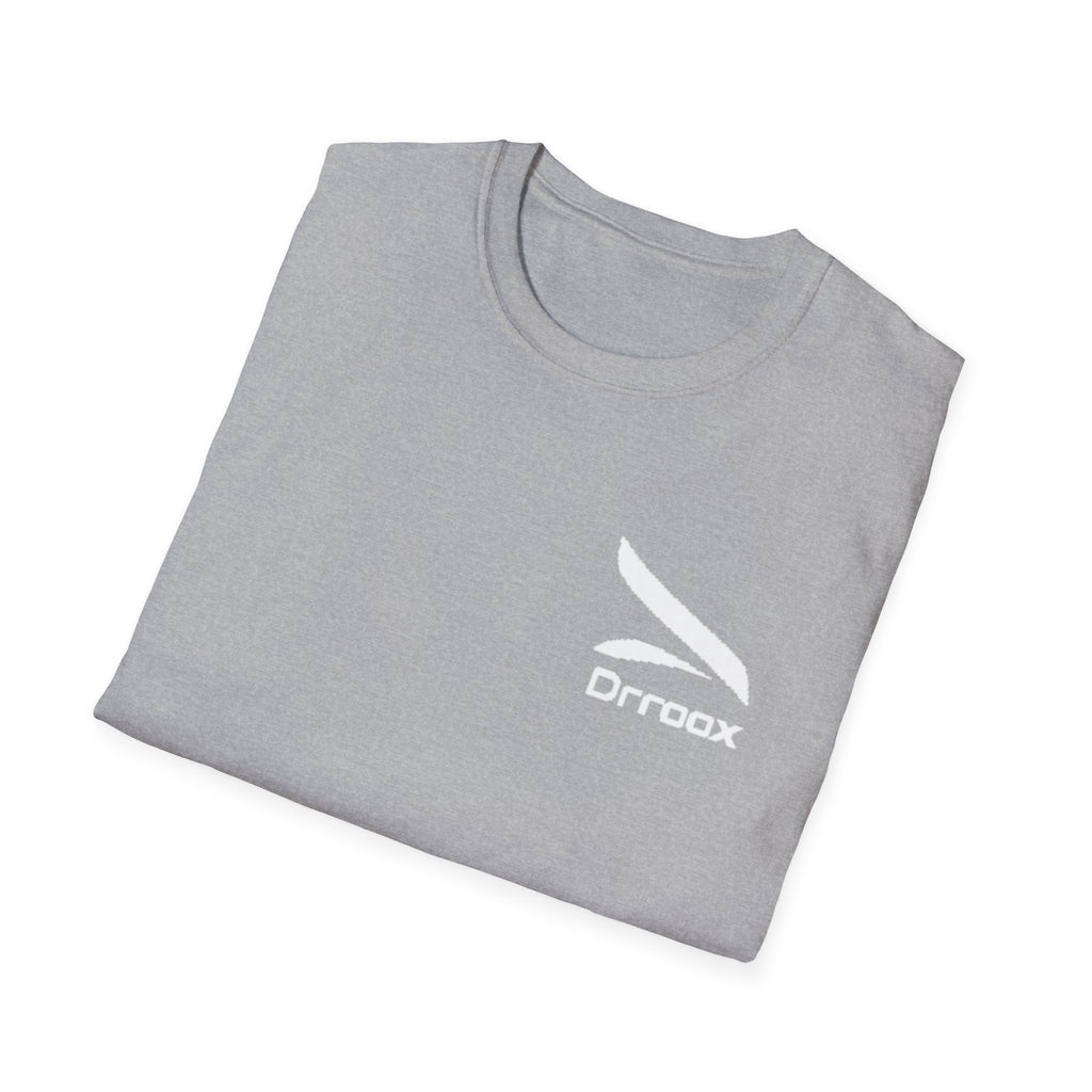 Unisex Softstyle T-Shirt with Stylish Drroax Logo | Casual Wear, Gift for Friends, Everyday Comfort, Graphic Tee, Trendy Fashion