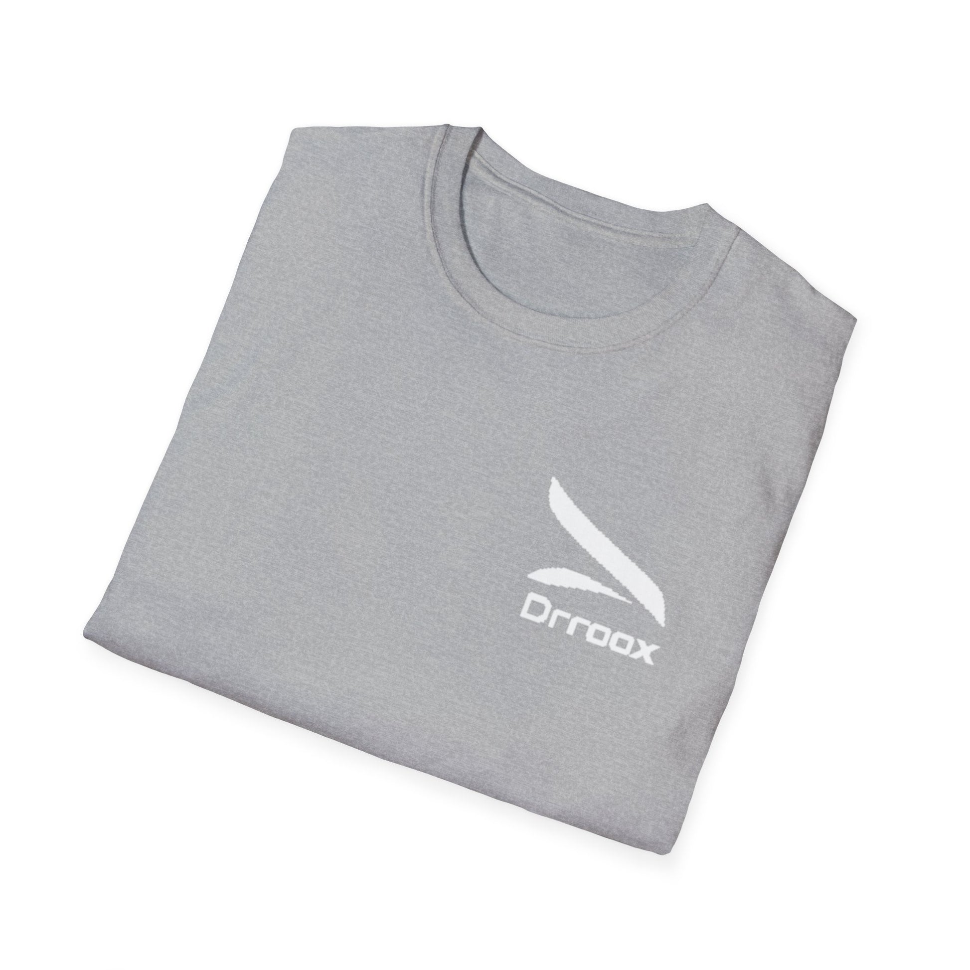 Unisex Softstyle T-Shirt with Stylish Drroax Logo | Casual Wear, Gift for Friends, Everyday Comfort, Graphic Tee, Trendy Fashion