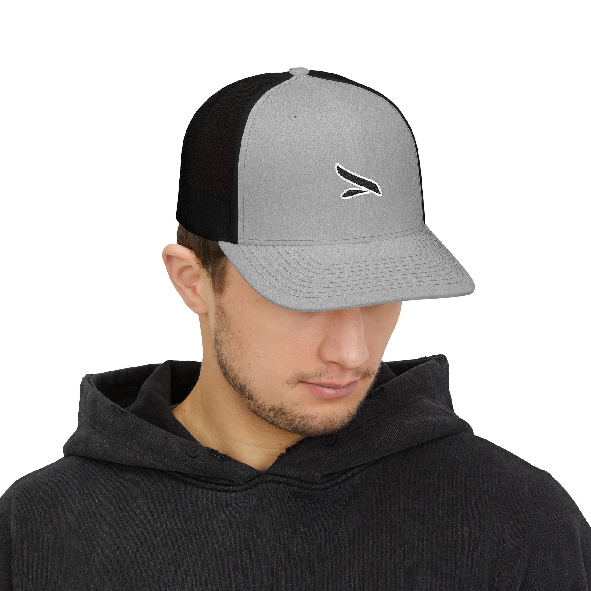 Stylish Embroidered Snapback Trucker Cap, Adjustable Hat for Men and Women, Outdoor Activities, Casual Wear, Gift for Sports Lovers
