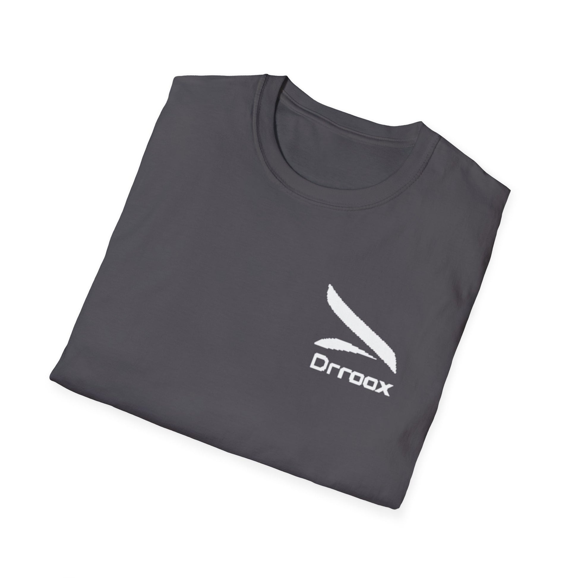 Unisex Softstyle T-Shirt with Stylish Drroax Logo | Casual Wear, Gift for Friends, Everyday Comfort, Graphic Tee, Trendy Fashion