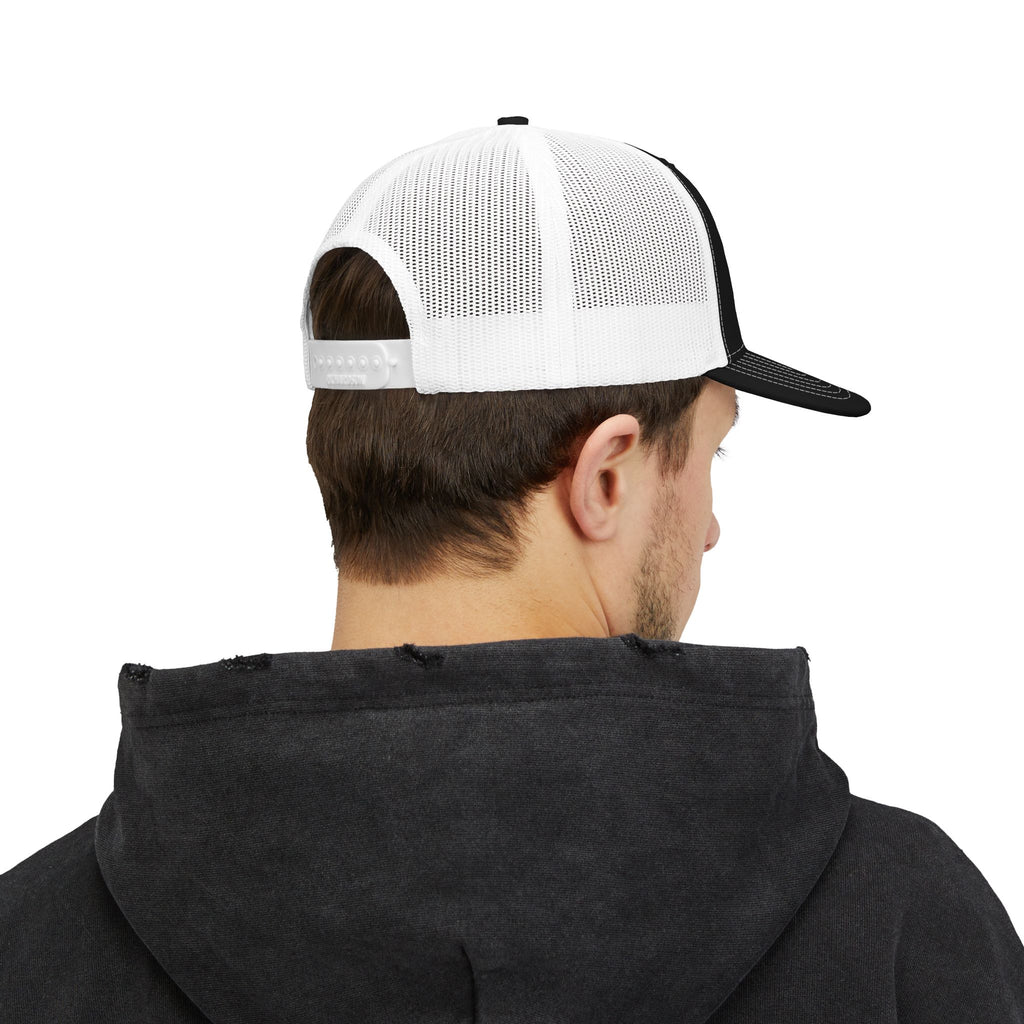 Stylish Embroidered Snapback Trucker Cap, Adjustable Hat for Men and Women, Outdoor Activities, Casual Wear, Gift for Sports Lovers