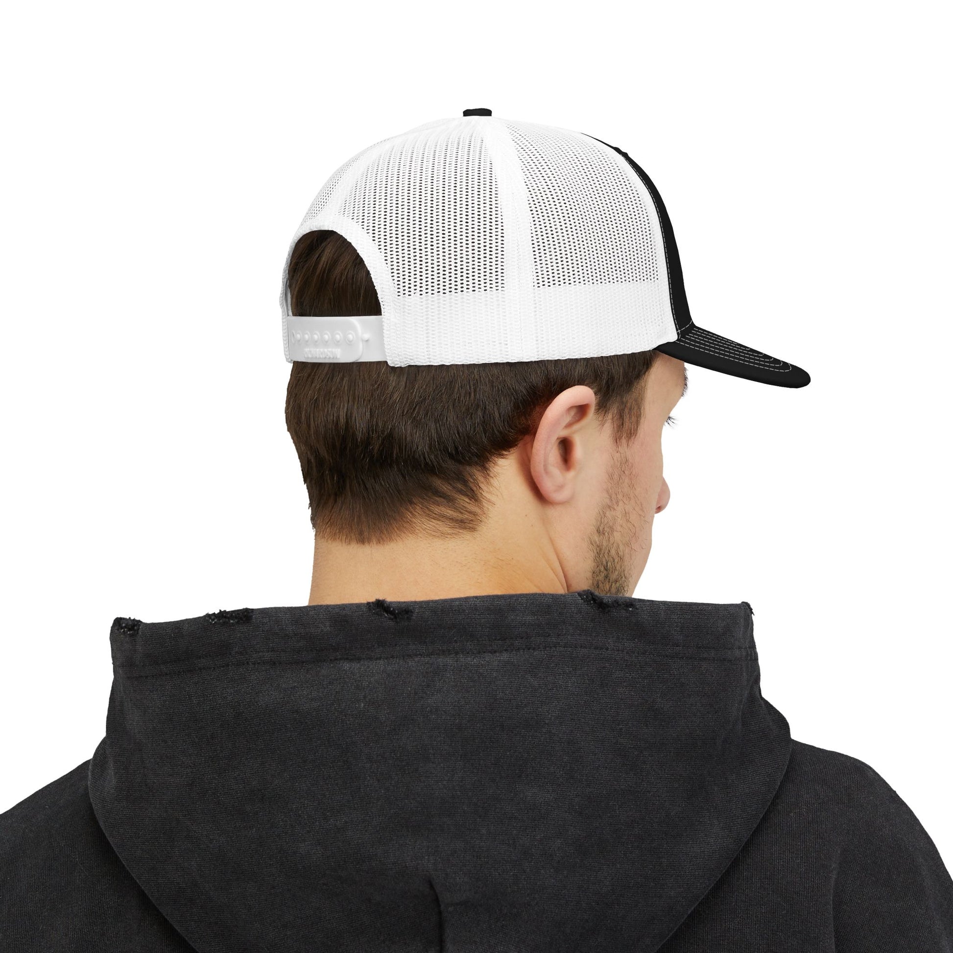 Stylish Embroidered Snapback Trucker Cap, Adjustable Hat for Men and Women, Outdoor Activities, Casual Wear, Gift for Sports Lovers