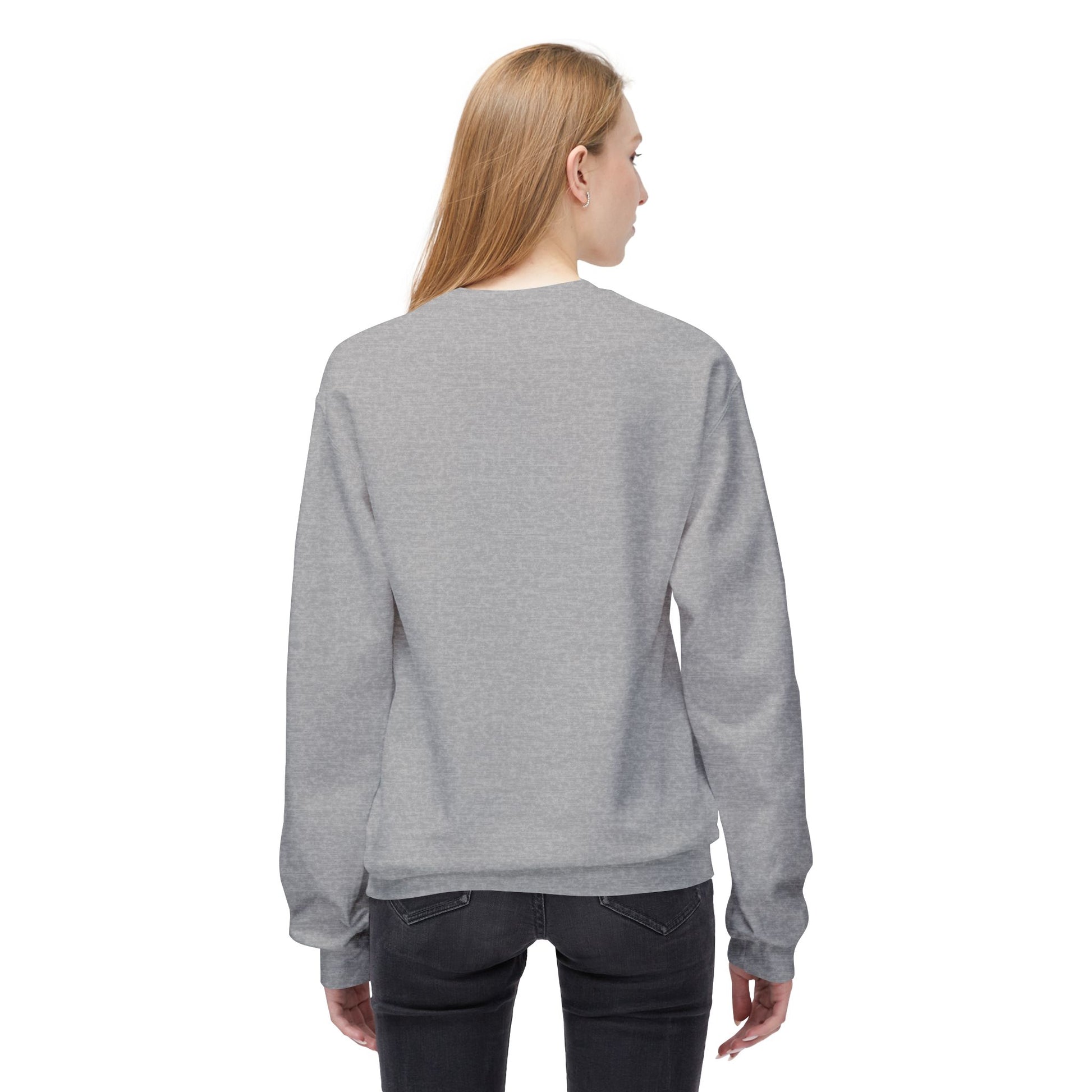 Cozy Fleece Crewneck Sweatshirt with Cupcake Design, Perfect for Birthdays, Casual Wear, Gift for Bakers, Holiday Comfort, Trendy Sweatshirt
