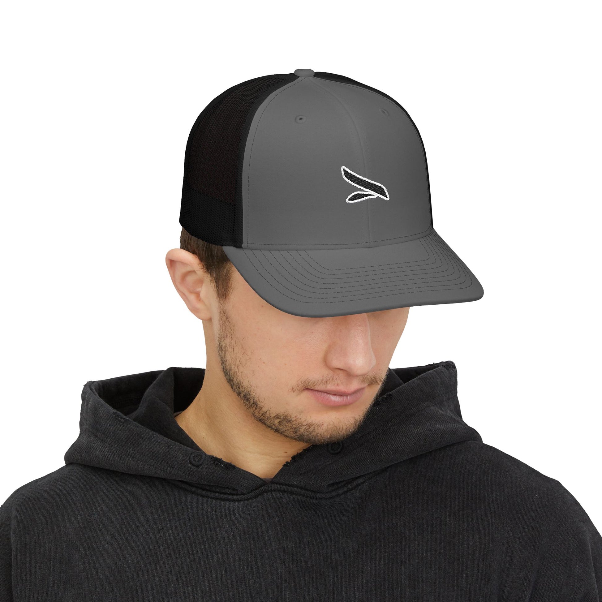 Stylish Embroidered Snapback Trucker Cap, Adjustable Hat for Men and Women, Outdoor Activities, Casual Wear, Gift for Sports Lovers