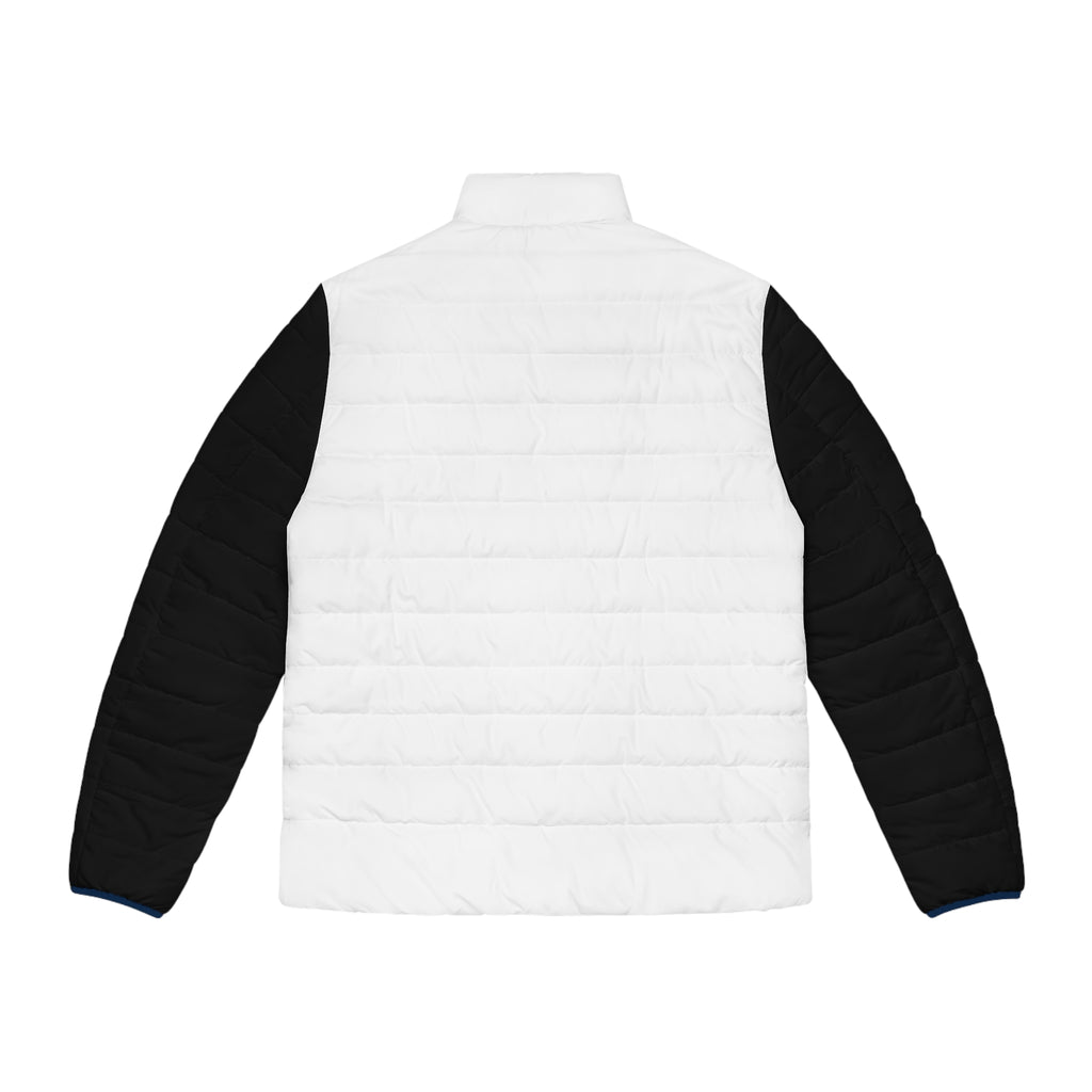 Stylish Men's Puffer Jacket, Cool Outdoor Wear, Snake Design, Trendy Winter Apparel, Gift for Him, Unique Fashion Statement