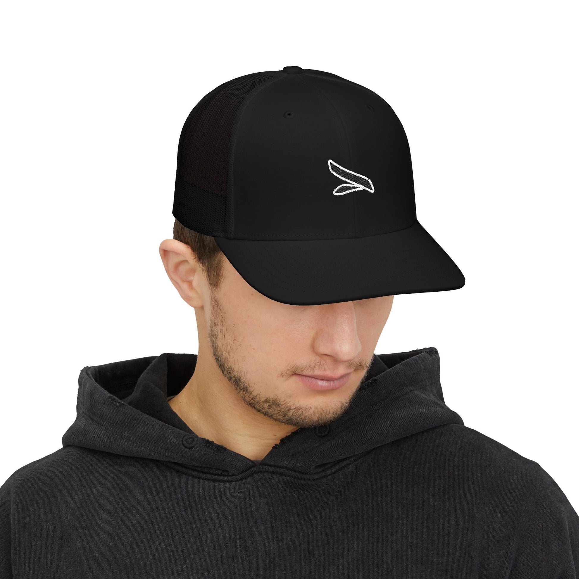 Stylish Embroidered Snapback Trucker Cap, Adjustable Hat for Men and Women, Outdoor Activities, Casual Wear, Gift for Sports Lovers