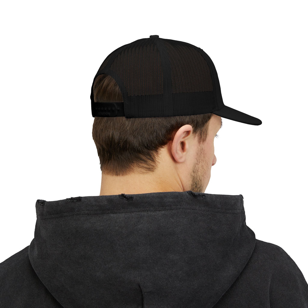 Stylish Embroidered Snapback Trucker Cap, Adjustable Hat for Men and Women, Outdoor Activities, Casual Wear, Gift for Sports Lovers
