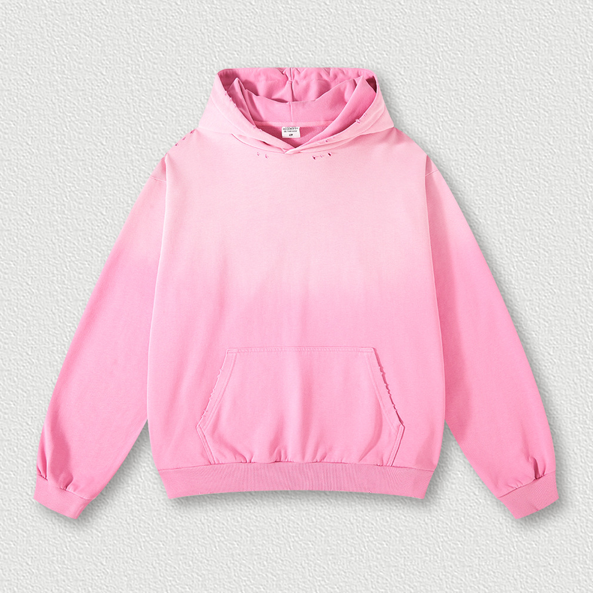 Retro Washed and Hand-painted Oversize Hoodie(440GSM)