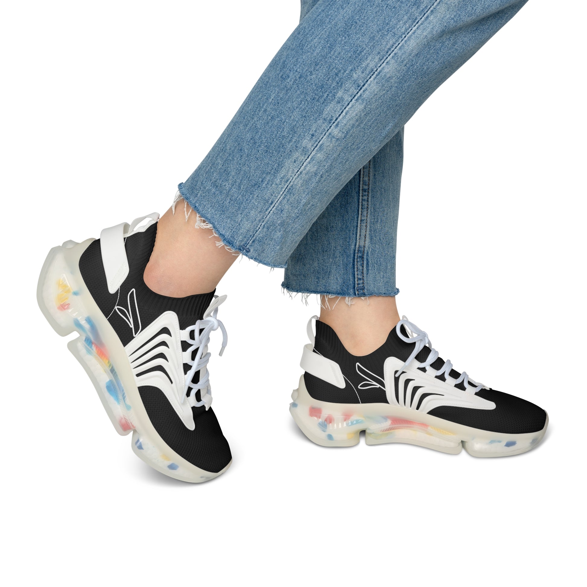 Stylish Women's Mesh Sneakers - Breathable, Lightweight, Great for Running, Casual Outings, and Fitness