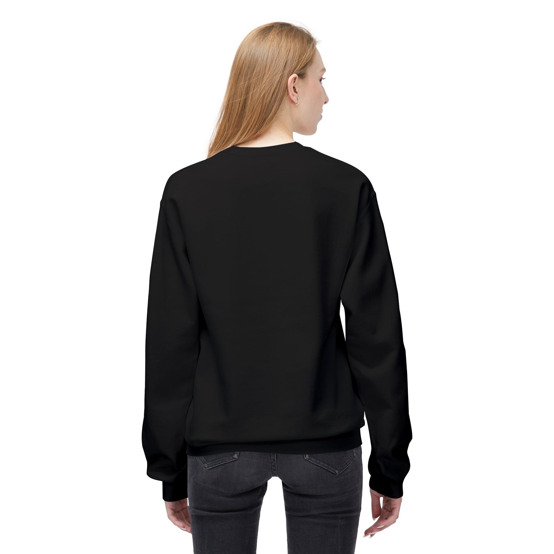 Cozy Fleece Crewneck Sweatshirt with Cupcake Design, Perfect for Birthdays, Casual Wear, Gift for Bakers, Holiday Comfort, Trendy Sweatshirt