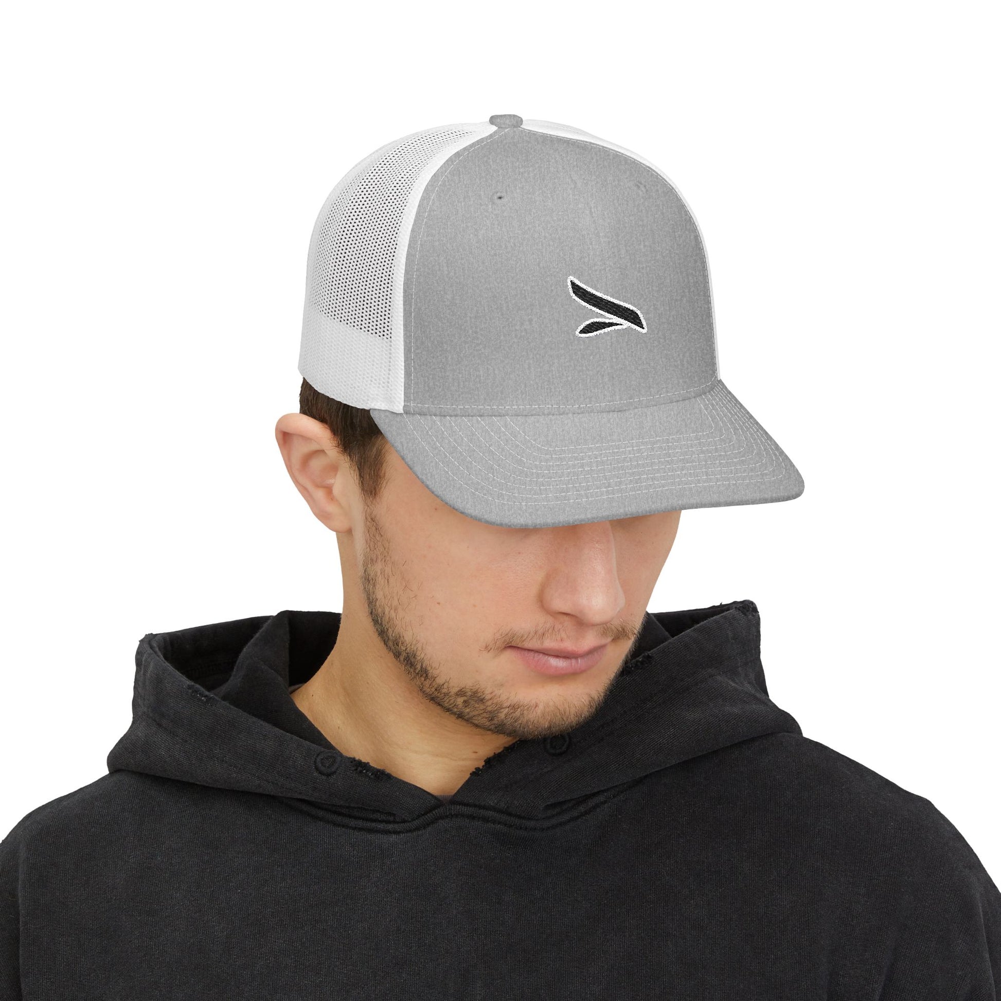 Stylish Embroidered Snapback Trucker Cap, Adjustable Hat for Men and Women, Outdoor Activities, Casual Wear, Gift for Sports Lovers