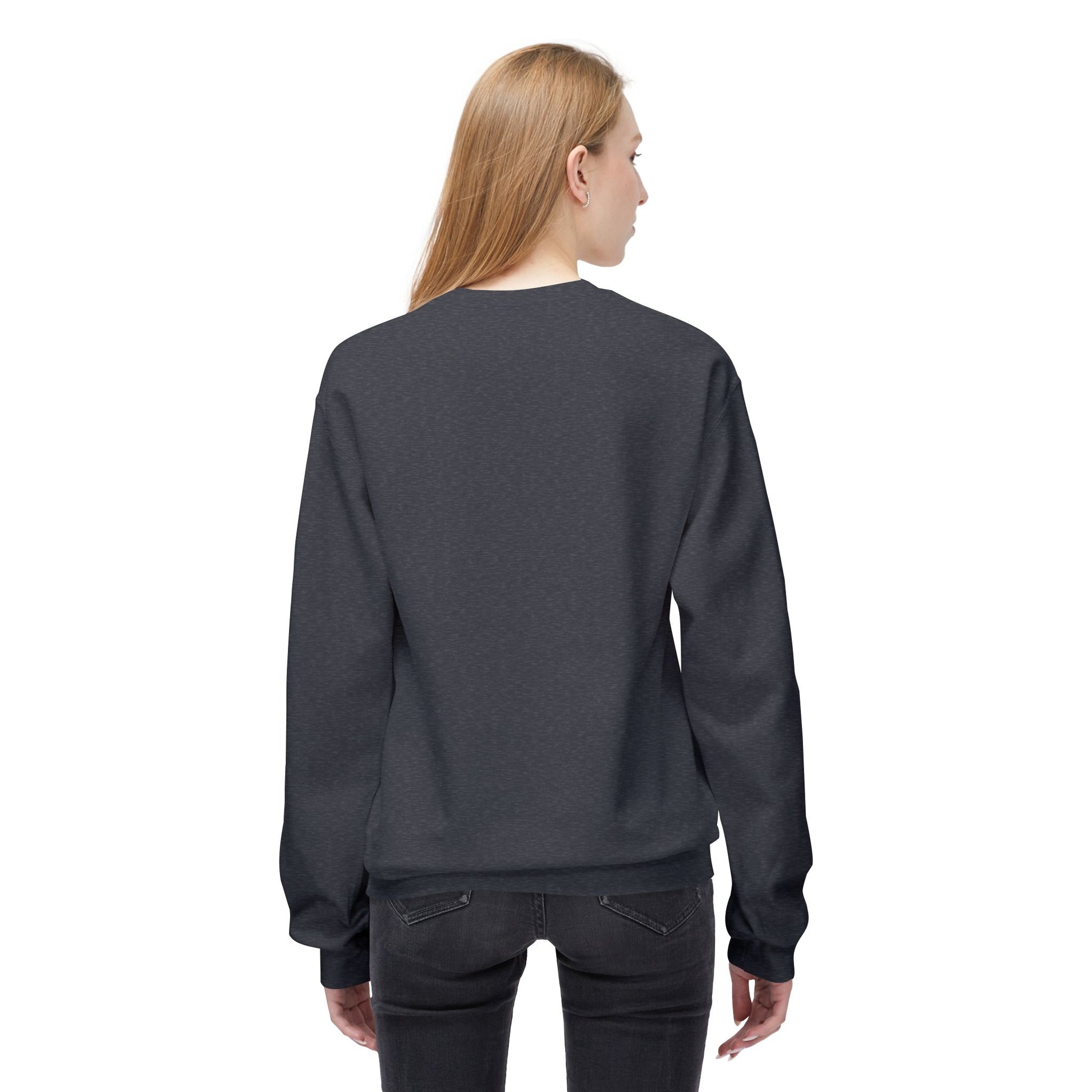 Cozy Fleece Crewneck Sweatshirt with Cupcake Design, Perfect for Birthdays, Casual Wear, Gift for Bakers, Holiday Comfort, Trendy Sweatshirt