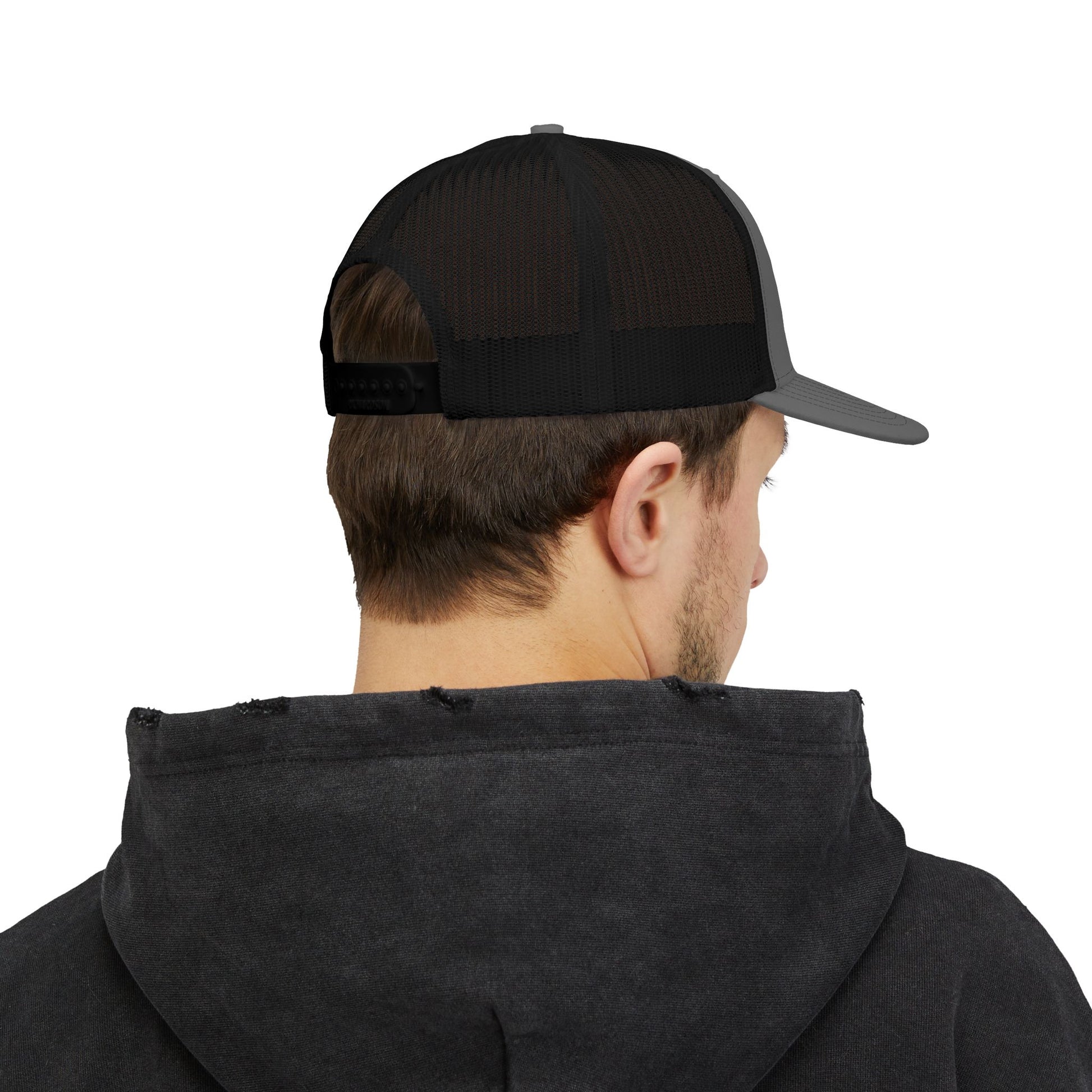 Stylish Embroidered Snapback Trucker Cap, Adjustable Hat for Men and Women, Outdoor Activities, Casual Wear, Gift for Sports Lovers