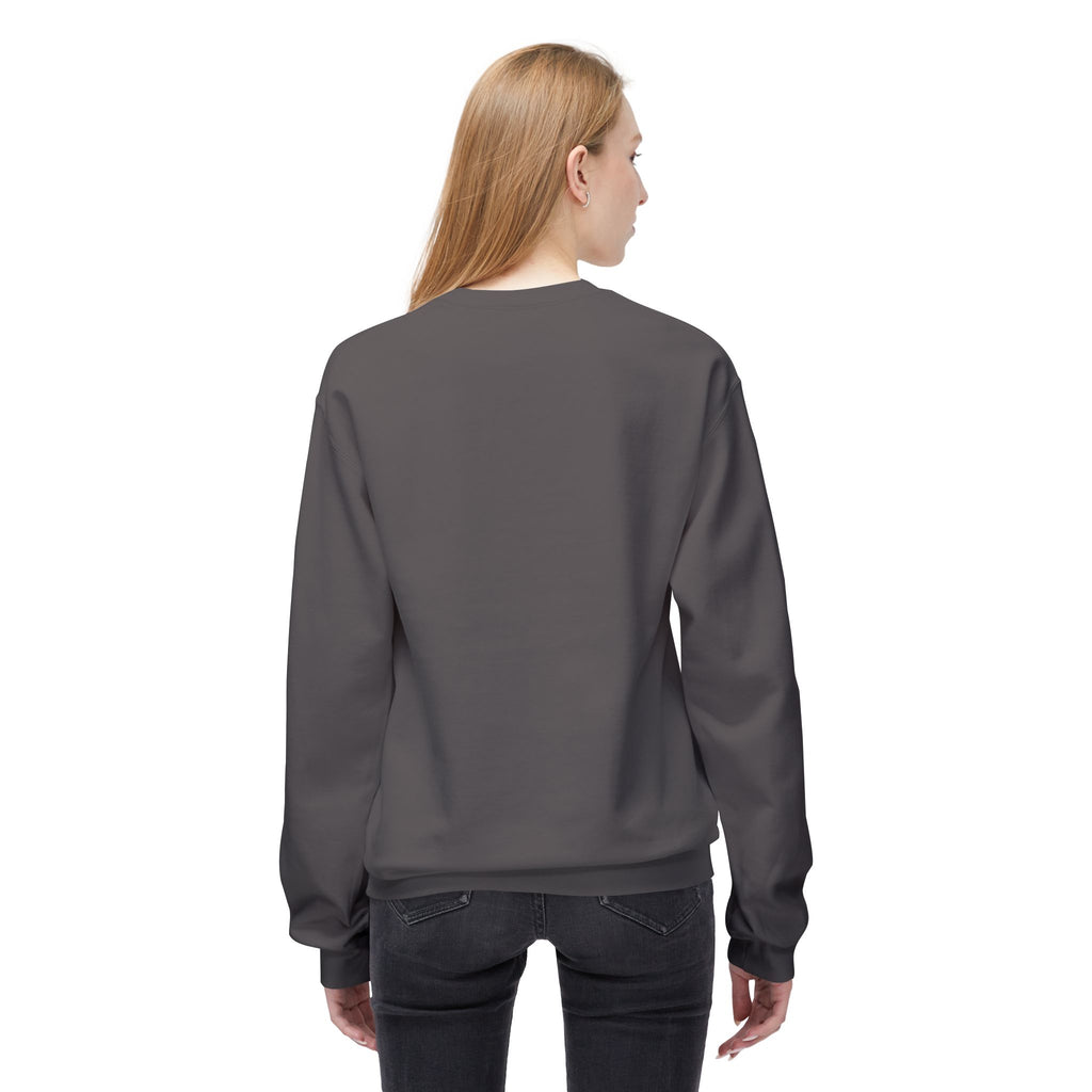 Cozy Fleece Crewneck Sweatshirt with Cupcake Design, Perfect for Birthdays, Casual Wear, Gift for Bakers, Holiday Comfort, Trendy Sweatshirt