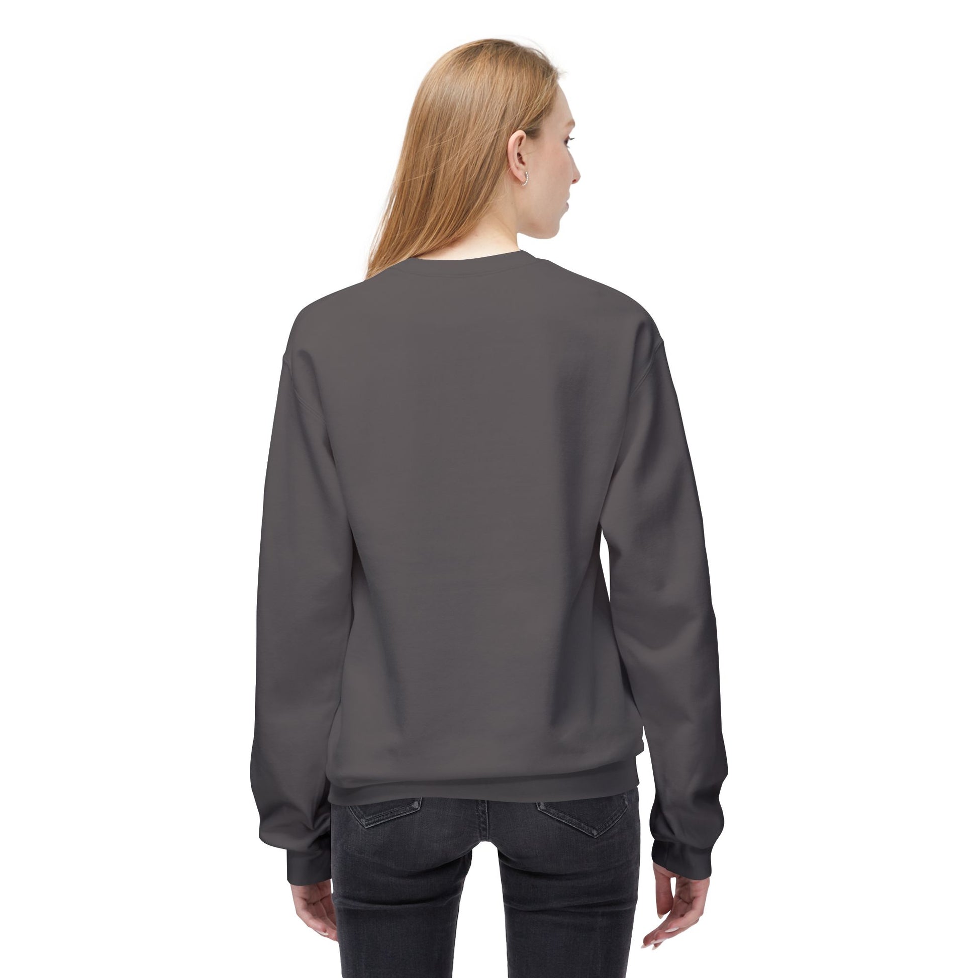 Cozy Fleece Crewneck Sweatshirt with Cupcake Design, Perfect for Birthdays, Casual Wear, Gift for Bakers, Holiday Comfort, Trendy Sweatshirt