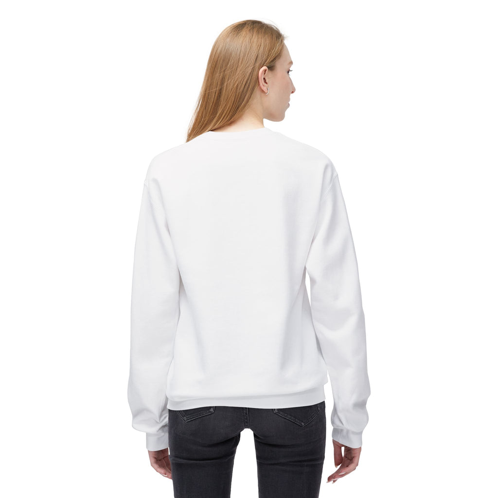 Cozy Fleece Crewneck Sweatshirt with Cupcake Design, Perfect for Birthdays, Casual Wear, Gift for Bakers, Holiday Comfort, Trendy Sweatshirt