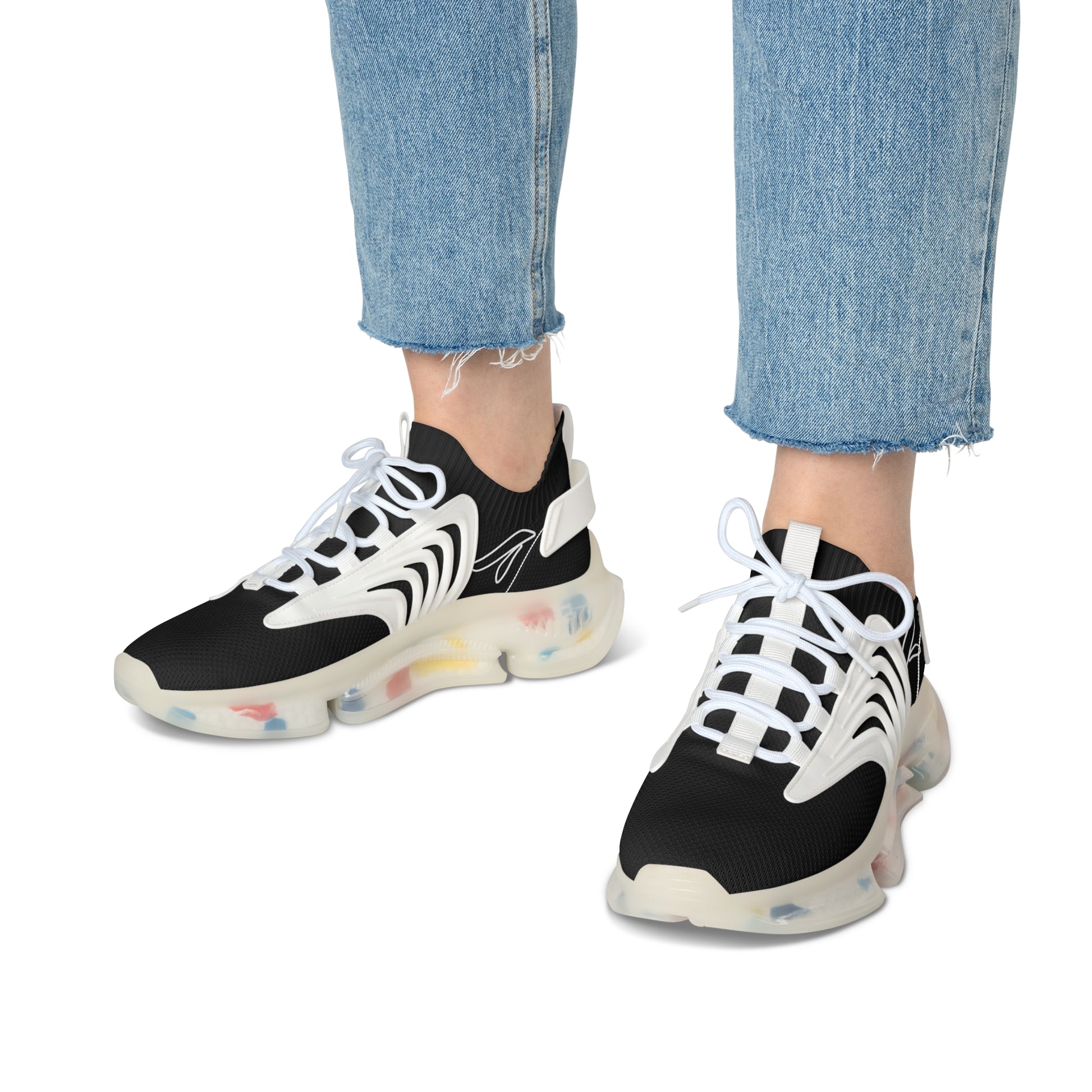 Stylish Women's Mesh Sneakers - Breathable, Lightweight, Great for Running, Casual Outings, and Fitness