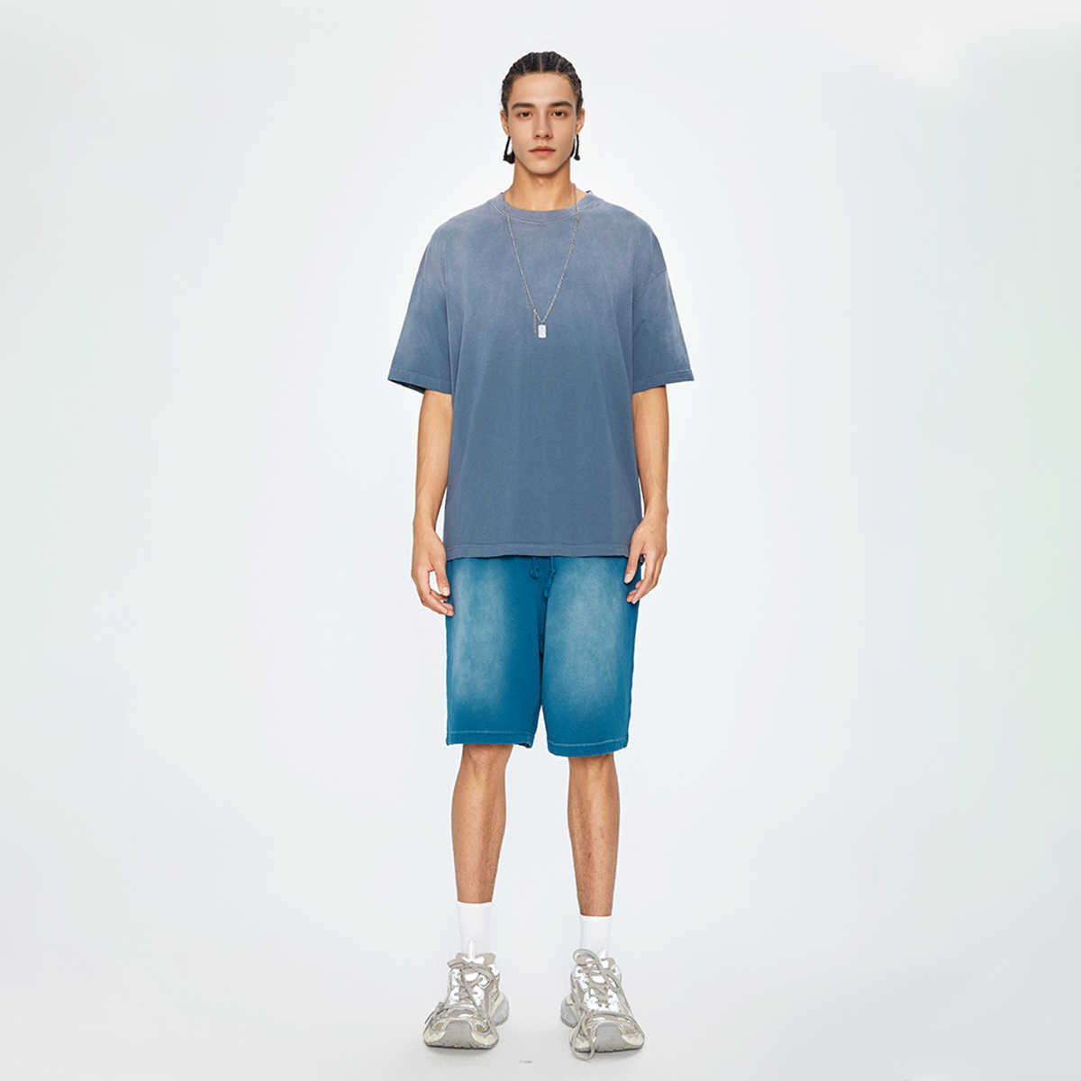 270GSM Unisex Washed Gradient T-Shirt