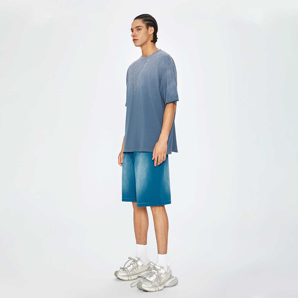 270GSM Unisex Washed Gradient T-Shirt