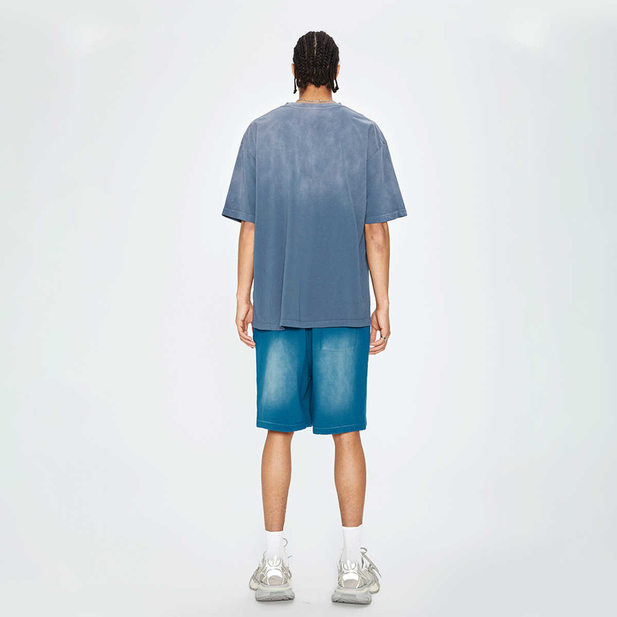 270GSM Unisex Washed Gradient T-Shirt