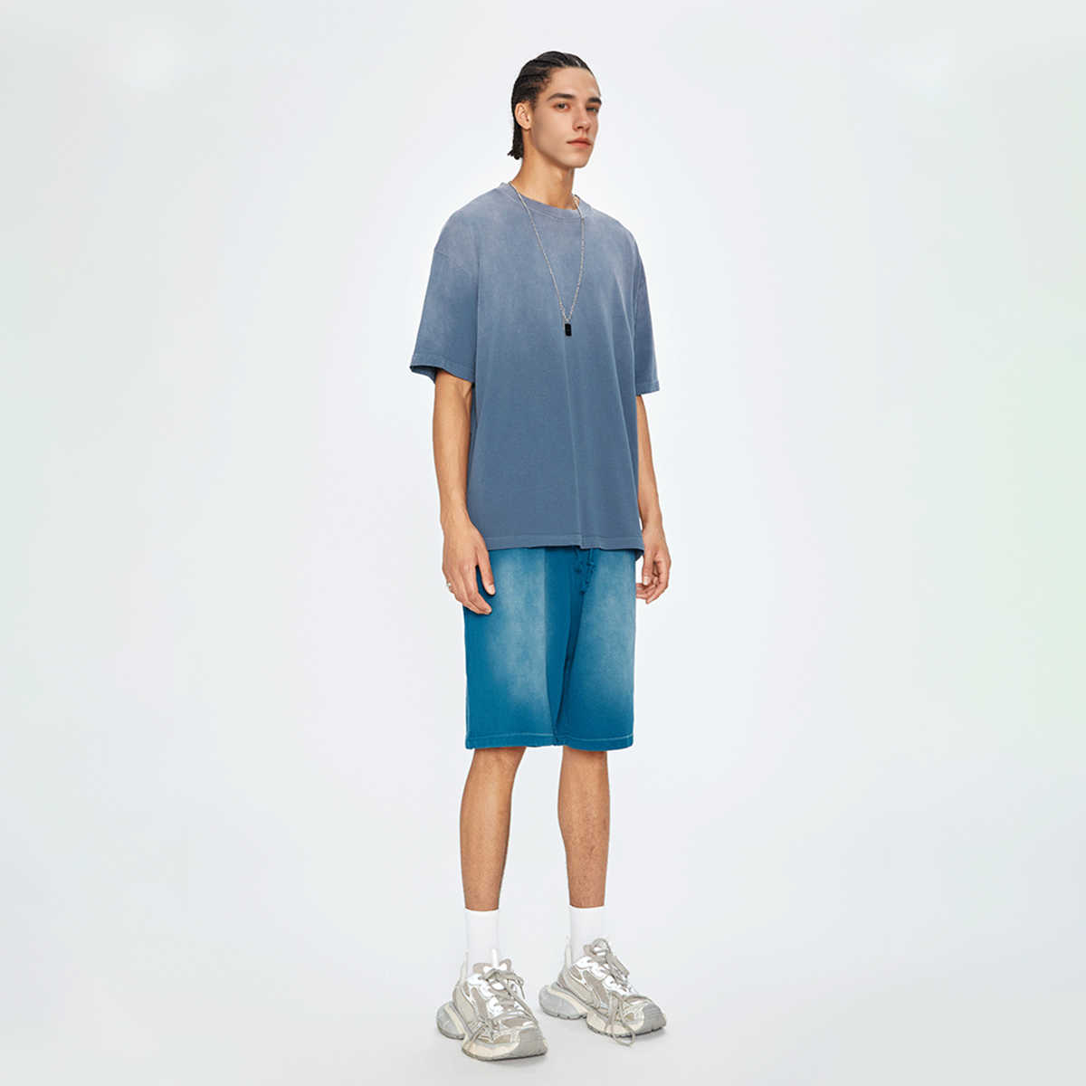270GSM Unisex Washed Gradient T-Shirt