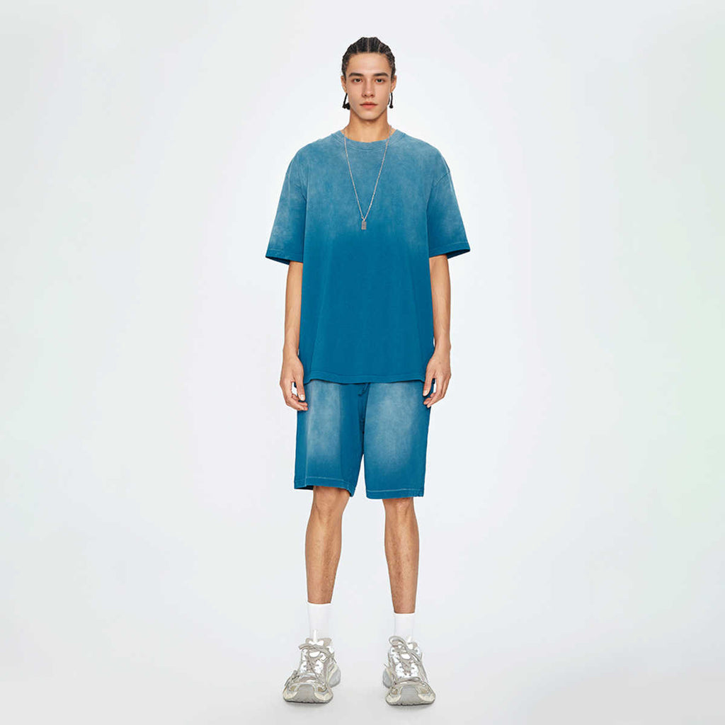 270GSM Unisex Washed Gradient T-Shirt