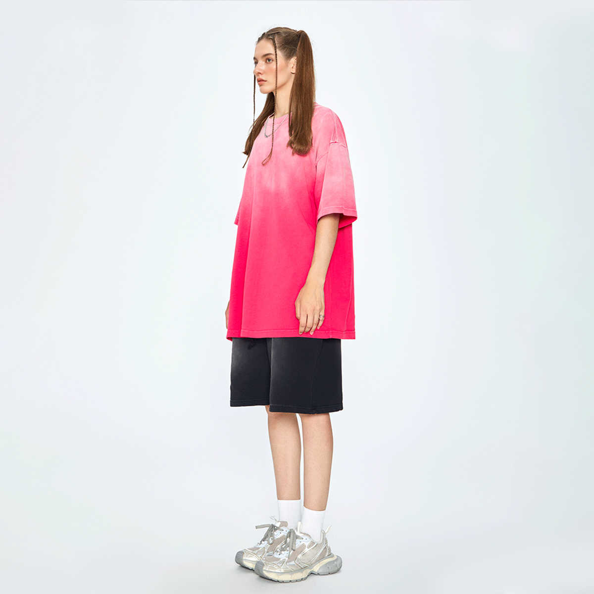270GSM Unisex Washed Gradient T-Shirt
