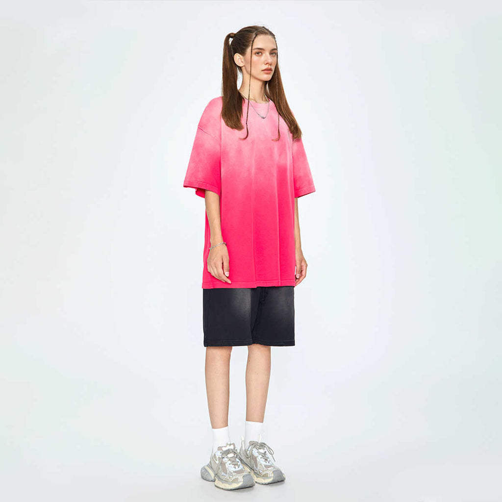 270GSM Unisex Washed Gradient T-Shirt
