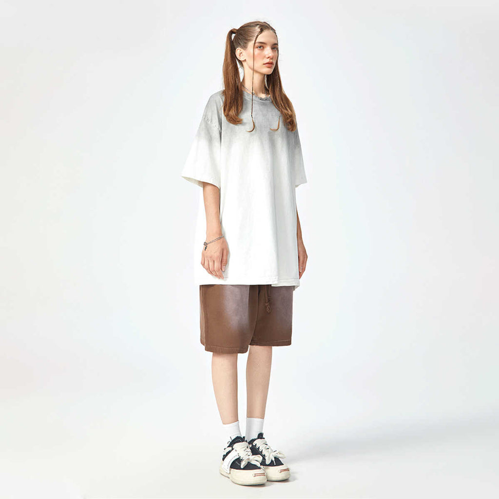270GSM Unisex Washed Gradient T-Shirt