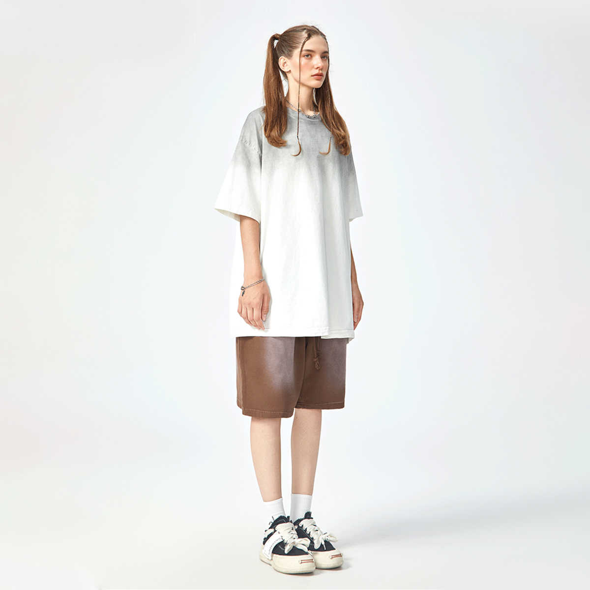 270GSM Unisex Washed Gradient T-Shirt