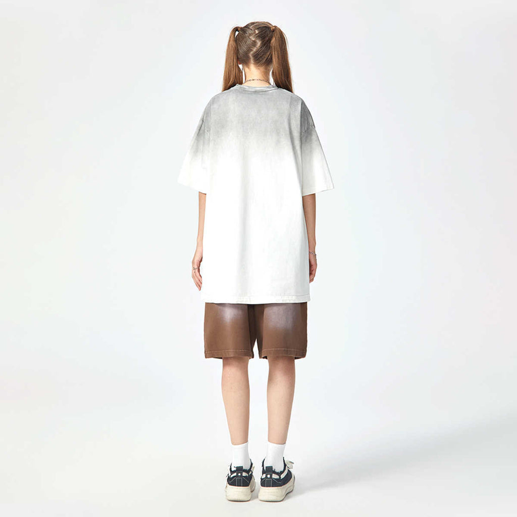 270GSM Unisex Washed Gradient T-Shirt