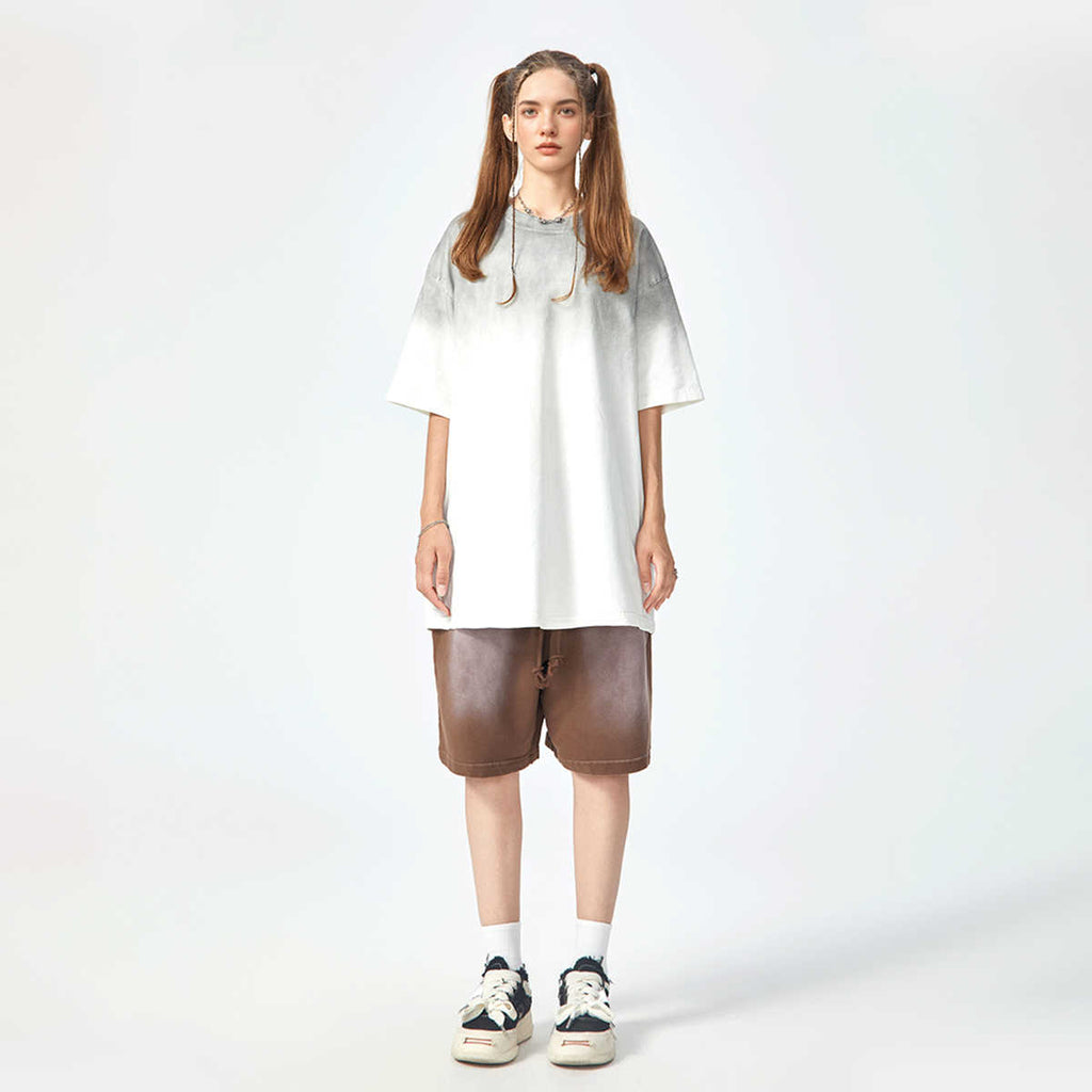 270GSM Unisex Washed Gradient T-Shirt