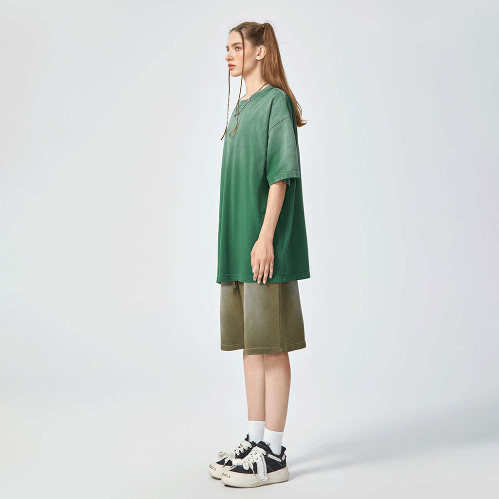 270GSM Unisex Washed Gradient T-Shirt