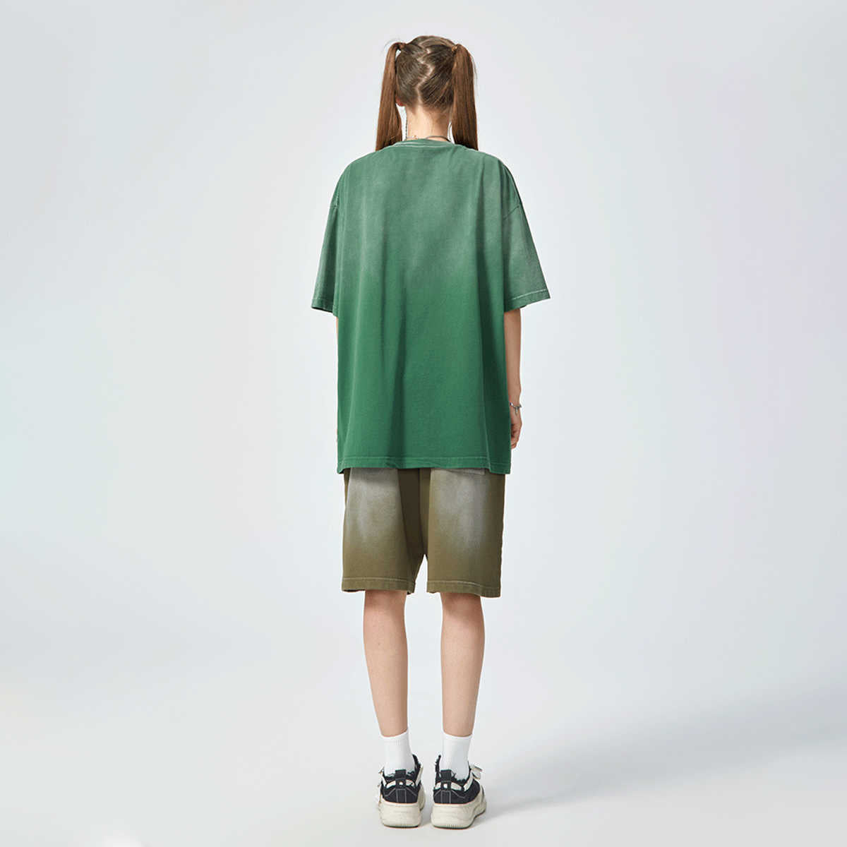 270GSM Unisex Washed Gradient T-Shirt